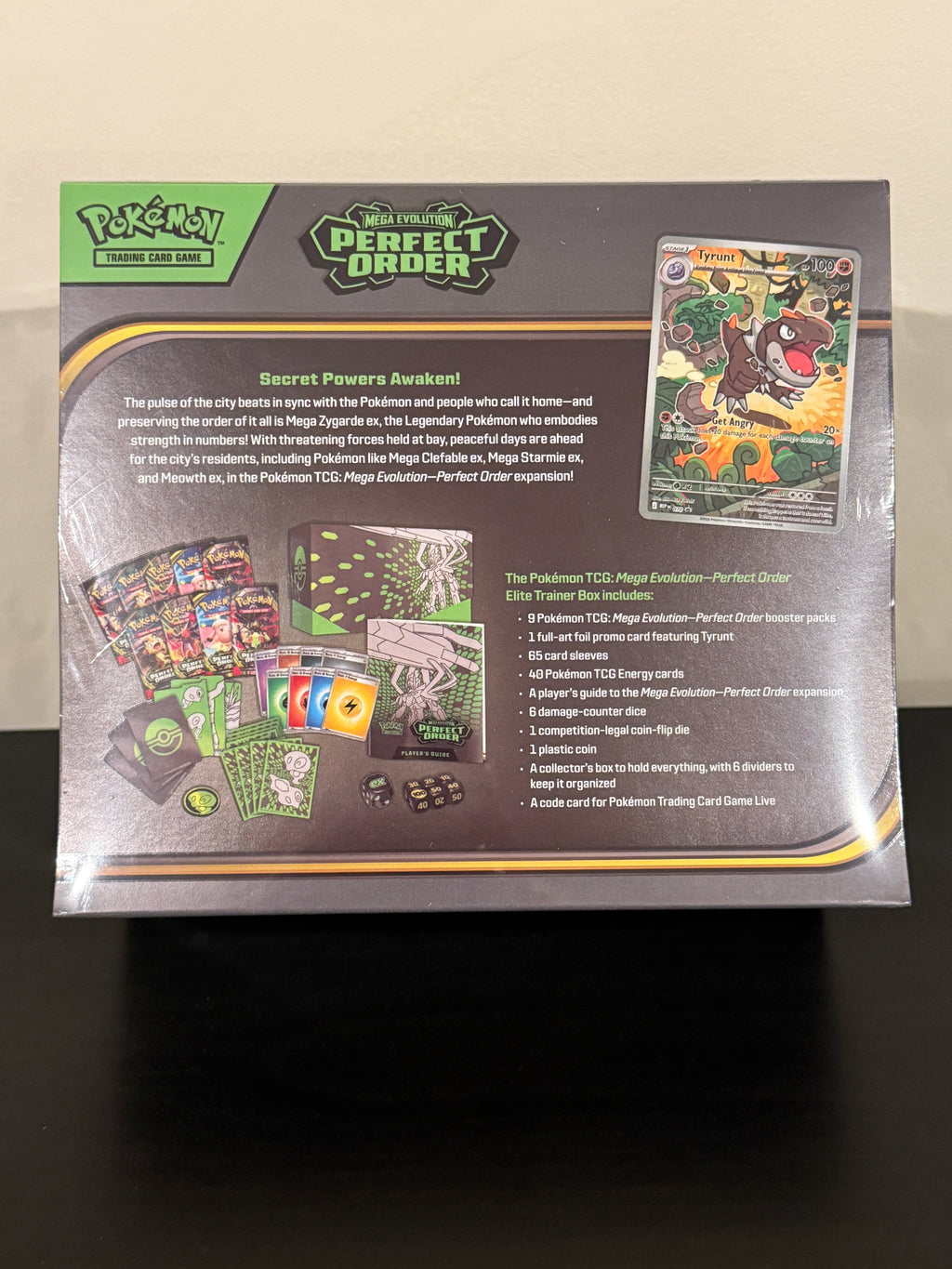 Mega Evolution-Perfect Order Pokémon Center Elite Trainer Box